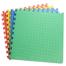 Load image into Gallery viewer, 48 Sq Ft EVA Foam Floor Interlocking Mat Show Floor Garage Gym Mat Multi-Color
