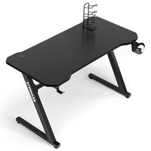 Load image into Gallery viewer, Gaming Desk Z-Shaped Computer Office Table with Gaming Handle Rack
