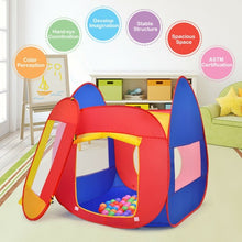 Load image into Gallery viewer, Portable Kid Play House Toy Tent with 100 Balls
