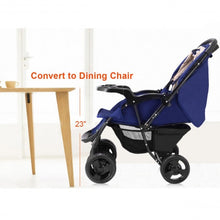 Load image into Gallery viewer, Two Way Foldable Baby Kids Travel Stroller Newborn Infant Pushchair Buggy-Blue
