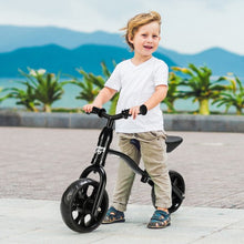 Load image into Gallery viewer, Adjustable No-Pedal Children Kids Balance Bike-Black
