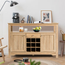 Load image into Gallery viewer, Buffet Server Sideboard Wine Cabinet Console-Natural

