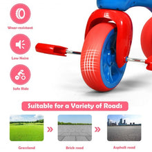 Load image into Gallery viewer, Toddler Tricycle Balance Bike Scooter Kids Riding Toys w/ Sound &amp; Storage-Red
