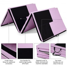 Load image into Gallery viewer, 4&#39; x 10&#39; x 2&quot; Gymnastics Mat Folding Portable Exercise Aerobics Exercise Mat

