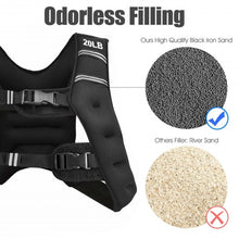 Load image into Gallery viewer, Training Adjustable Workout Weighted Vest with Mesh Bag-20 lbs
