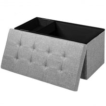 Load image into Gallery viewer, 31.5&quot; Fabric Foldable Storage with Removable Storage Bin-Light Gray
