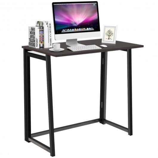 Foldable Home and Office Computer Desk-Coffee