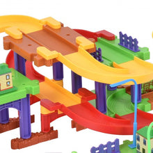 Load image into Gallery viewer, 79 pcs Railway Train Building Blocks with Light &amp; Music
