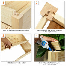 Load image into Gallery viewer, Wooden Raised Vegetable Garden Elevated Grow Vegetable Planter
