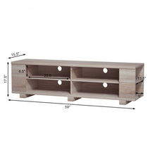 Load image into Gallery viewer, 59&quot; Console Storage Entertainment Media Wood TV Stand-Natural
