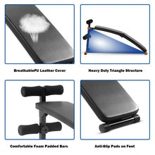 Load image into Gallery viewer, Adjustable Folding Arc-shaped Sit up Bench
