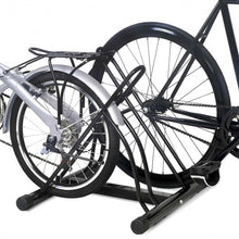 Load image into Gallery viewer, Bike Stand Cycling Rack Floor Storage Organizer for 2-Bicycle
