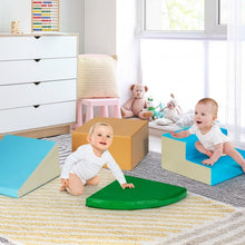 Load image into Gallery viewer, 4-Piece Indoor Toddler Playtime Corner Climber Play Set-Blue
