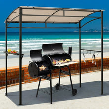 Load image into Gallery viewer, 7&#39; x 4.5&#39; Grill Gazebo Outdoor Patio Garden BBQ Canopy Shelter-Beige
