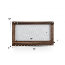 Load image into Gallery viewer, Wall Mounted Jewelry Rack with Removable Bracelet Rod

