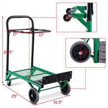 Load image into Gallery viewer, 2-in-1 Convertible Folding Heavy Duty Hand/Platform Truck
