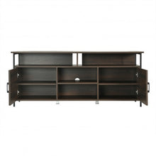Load image into Gallery viewer, 58&quot; Wood TV Stand Entertainment Media Center Console with Storage Cabinet
