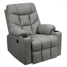 Load image into Gallery viewer, Electric Power Lift Recliner Massage Sofa-Light Gray
