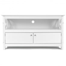 Load image into Gallery viewer, 44&quot; Wooden Storage Cabinet TV Stand-White
