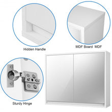 Load image into Gallery viewer, Wall Mounted Bathroom Cabinet Double Mirror Door Shelf
