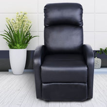 Load image into Gallery viewer, Black PU Leather Recliner massage Chair Sofa
