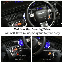 Load image into Gallery viewer, 12V Kids Remote Control Riding Truck Car with LED Lights-Black
