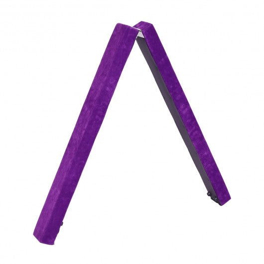 7' Sectional Gymnastics Floor Balance Beam-Purple
