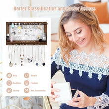 Load image into Gallery viewer, Wall Mounted Jewelry Rack with Removable Bracelet Rod
