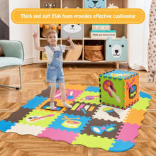 Load image into Gallery viewer, 125 Pieces Baby Foam Interlocking Play Mat with Fence Instruments Styles
