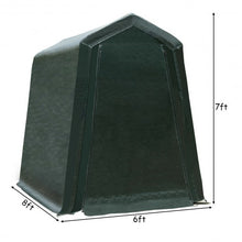 Load image into Gallery viewer, 6&#39; x 8&#39; Outdoor Carport Patio Storage Shelter Shed Car Canopy
