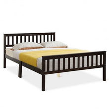Load image into Gallery viewer, Wood Bed Frame Wood Slats Support Platform Full Size

