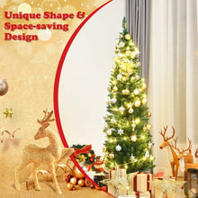 Load image into Gallery viewer, PVC Artificial Slim Pencil Christmas Tree-5&#39;
