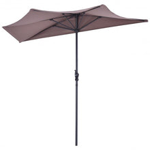 Load image into Gallery viewer, 9&#39; Half Round Patio Umbrella Sunshade
