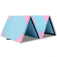 Load image into Gallery viewer, 4&#39; x 10&#39; x 2&quot; Thick Folding Panel Fitness Exercise Gymnastics Mat-Blue
