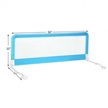 Load image into Gallery viewer, 59&quot; Breathable Baby Children Toddlers Bed Rail Guard-Blue
