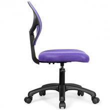 Load image into Gallery viewer, Low-back Computer Task Office Desk Chair with Swivel Casters-Purple
