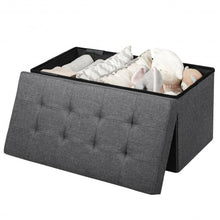 Load image into Gallery viewer, 31.5&quot; Fabric Foldable Storage with Removable Storage Bin-Dark Gray
