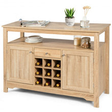 Load image into Gallery viewer, Buffet Server Sideboard Wine Cabinet Console-Natural
