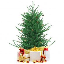 Load image into Gallery viewer, 36&quot; Mini Carmel Christmas Tree with 30 Pinecones
