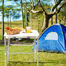 Load image into Gallery viewer, Adjustable Portable Aluminum Patio Folding Camping Table for Outdoor and Indoor
