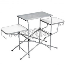 Load image into Gallery viewer, Foldable Outdoor BBQ Table Grilling Stand
