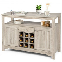Load image into Gallery viewer, Buffet Server Sideboard Wine Cabinet Console-Gray
