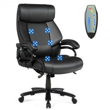 Load image into Gallery viewer, Big &amp; Tall 400lb PU Leather Massage Office Chair-Black

