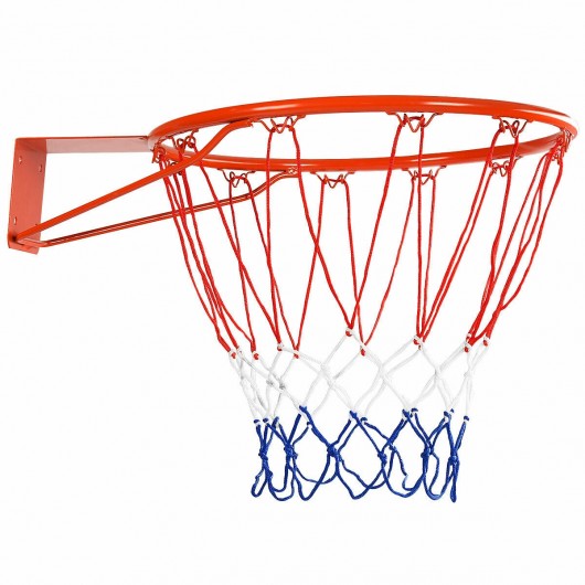 Basketball Ring Hoop Net Wall Mounted Outdoor Hanging Basket