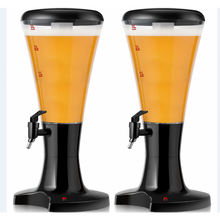 Load image into Gallery viewer, 3L Draft Beer Tower Dispenser with LED Lights
