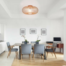 Load image into Gallery viewer, Antique Brass Metal Flush Mount Ceiling Pendant Light
