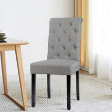 Load image into Gallery viewer, Set of 2 Tufted Dining Chair -Gray
