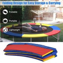 Load image into Gallery viewer, 8FT Replacement Safety Pad Bounce Frame Trampoline-Multicolor
