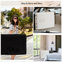 Load image into Gallery viewer, 84&#39;&#39; L Portable Adjustable Massage Bed w/ Carry Case for Facial Salon Spa -White
