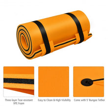 Load image into Gallery viewer, 3-layer Tear-resistant Relaxing Foam Floating Pad-Orange

